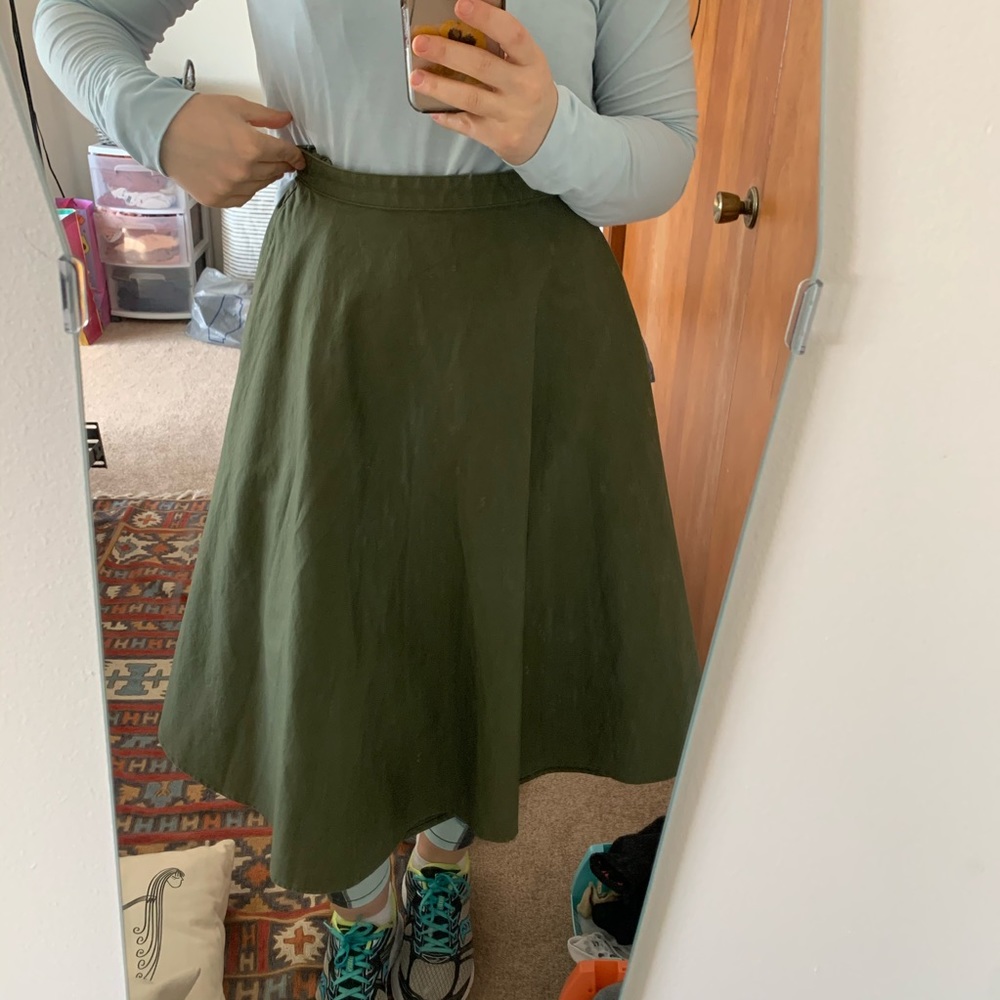 Beautifully comfortable high waisted circle skirt